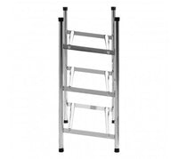 3 Tier Chrome Metal Shoe Rack