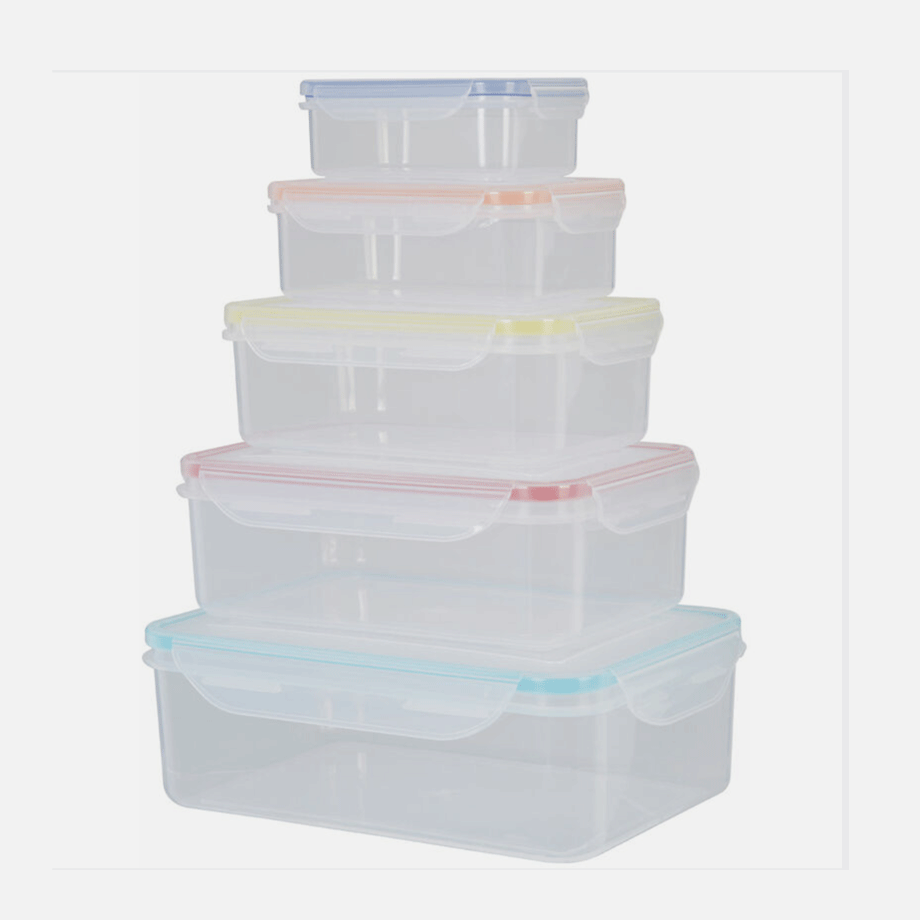 Set of 3 Rectangular Lunchboxes Tupperware – Unite Students - UKO