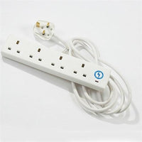 Multi-Socket Surge Protected Plug Extension - UniKitOut