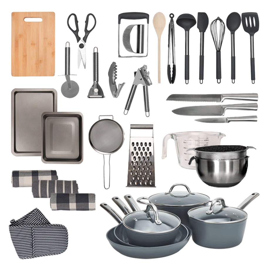 Kitchen Instrument Kit Deluxe Kitchen Kit | Starter Kits & Kitchen Essentials – Unite Students ...