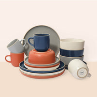 4x Person Deluxe Stoneware Dinner Sets