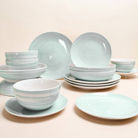 4x Person Deluxe Stoneware Dinner Sets