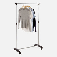 Adjustable Chrome Plated Clothes Rail - UniKitOut