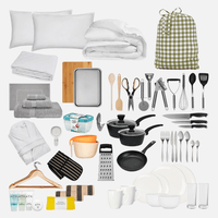 place-setting-2-bedding-Olive Check-Premium
