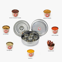 Masala Dabba Indian Spice Kit with spices - UniKitOut